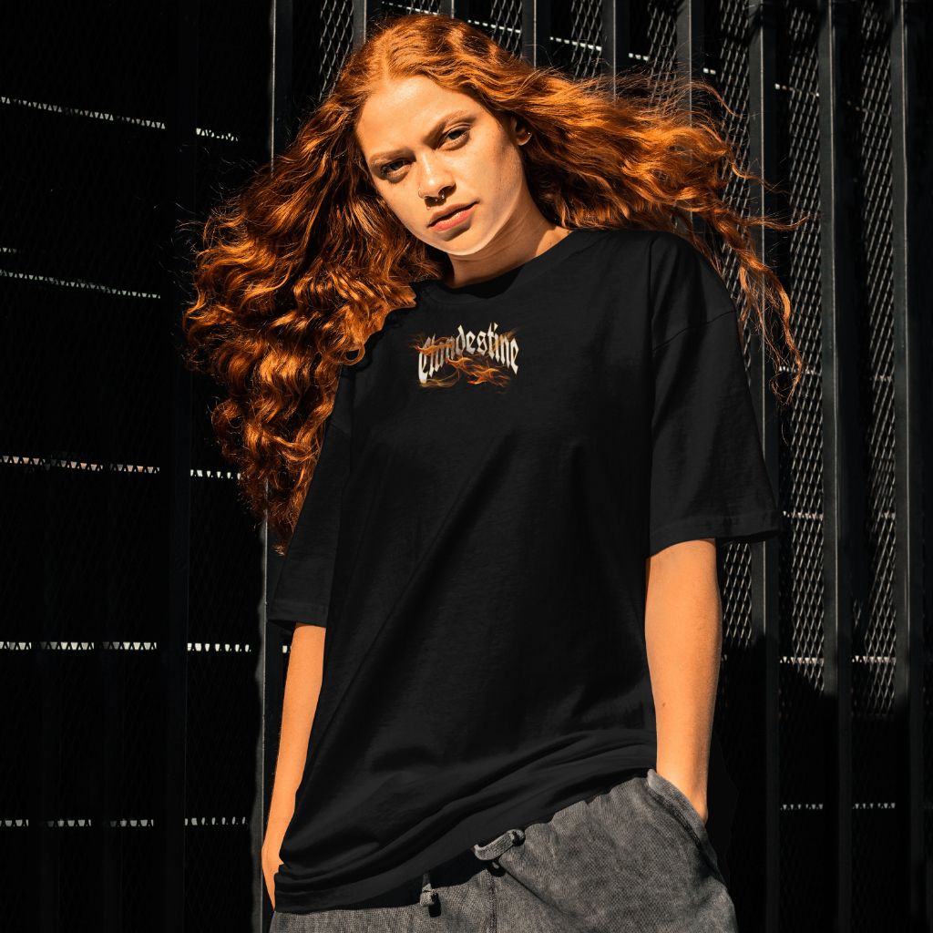 Tricou Oversize Negru Pasiune
