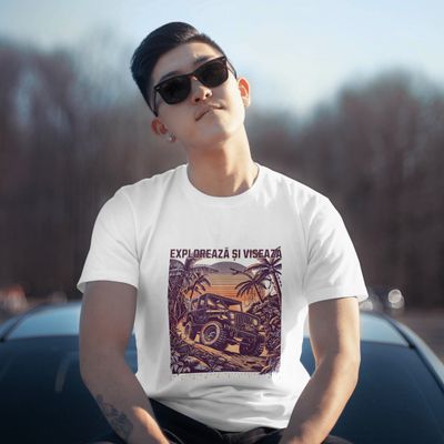 Tricou Alb Pathfider