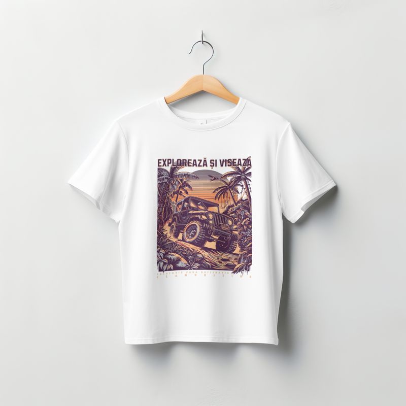 Tricou Alb Pathfider
