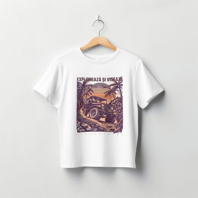 Tricou Alb Pathfider