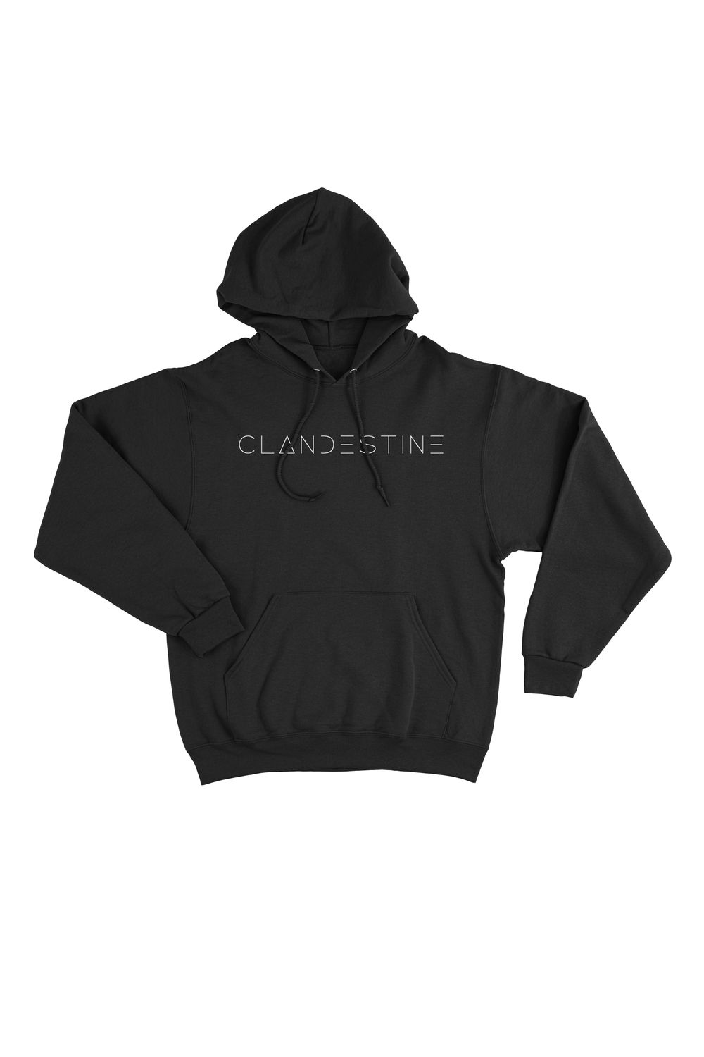 Hanorac Negru UNISEX Oversized CLANDESTINE BRAND