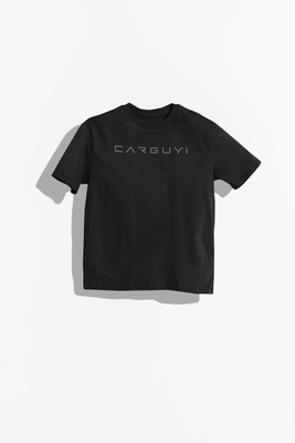 Tricou Regular Fit Unisex "CARGUY", Bumbac 100%, Negru