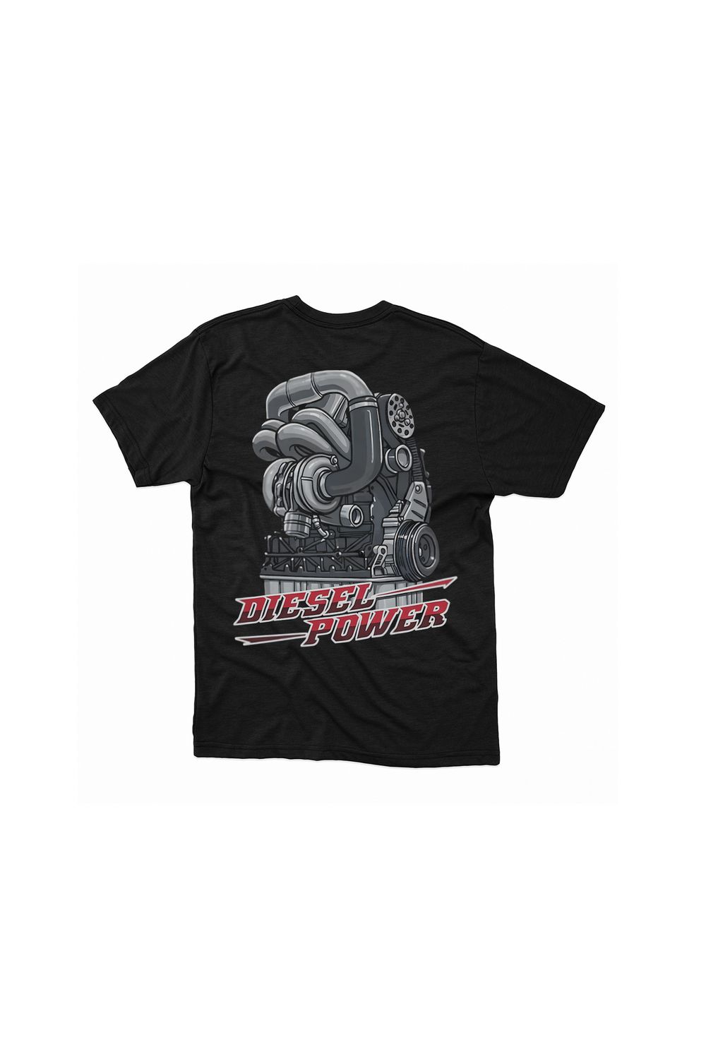 Tricou Negru Diesel Power