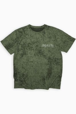 Tricou Unisex Oversized „Tic Tok” – Clandestine Drop, Bumbac, Verde Stone