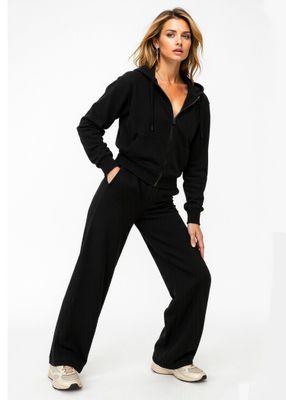 Trening CLANDESTINE Femei - Bluză și Pantaloni Negru
