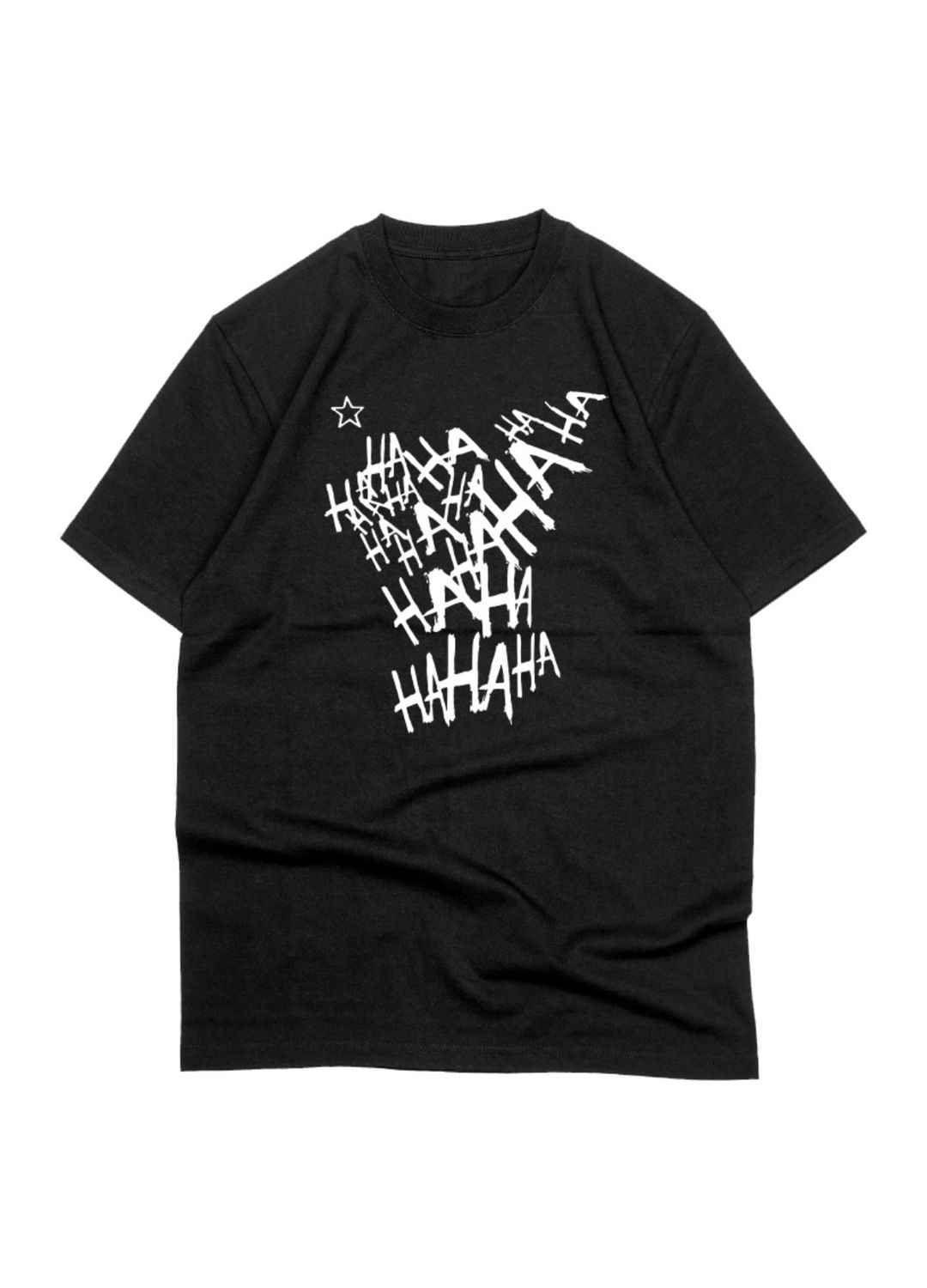 Tricou Negru Ha Ha Ha Star
