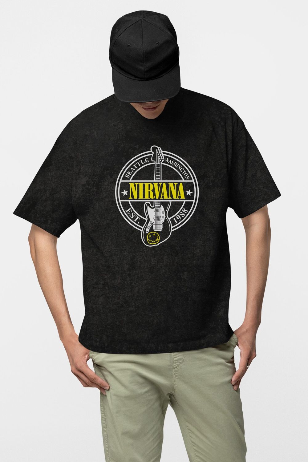 Tricou Negru Rock Nirvana Seattle