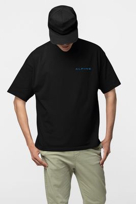 Tricou Negru Alpine
