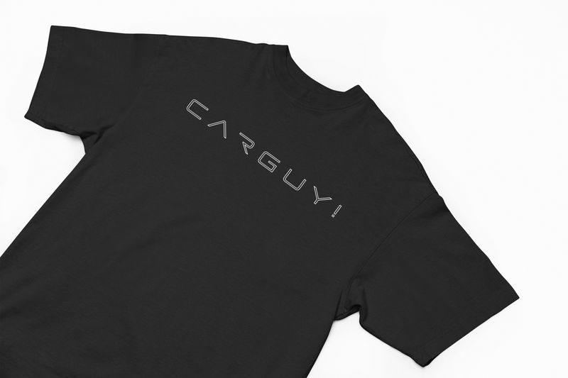 Tricou Regular Fit Unisex "CARGUY", Bumbac 100%, Negru