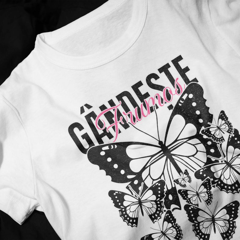 Tricou Alb Gandeste