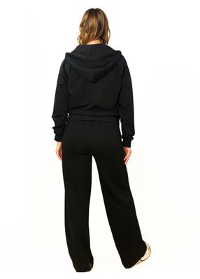 Trening CLANDESTINE Femei - Bluză și Pantaloni Negru