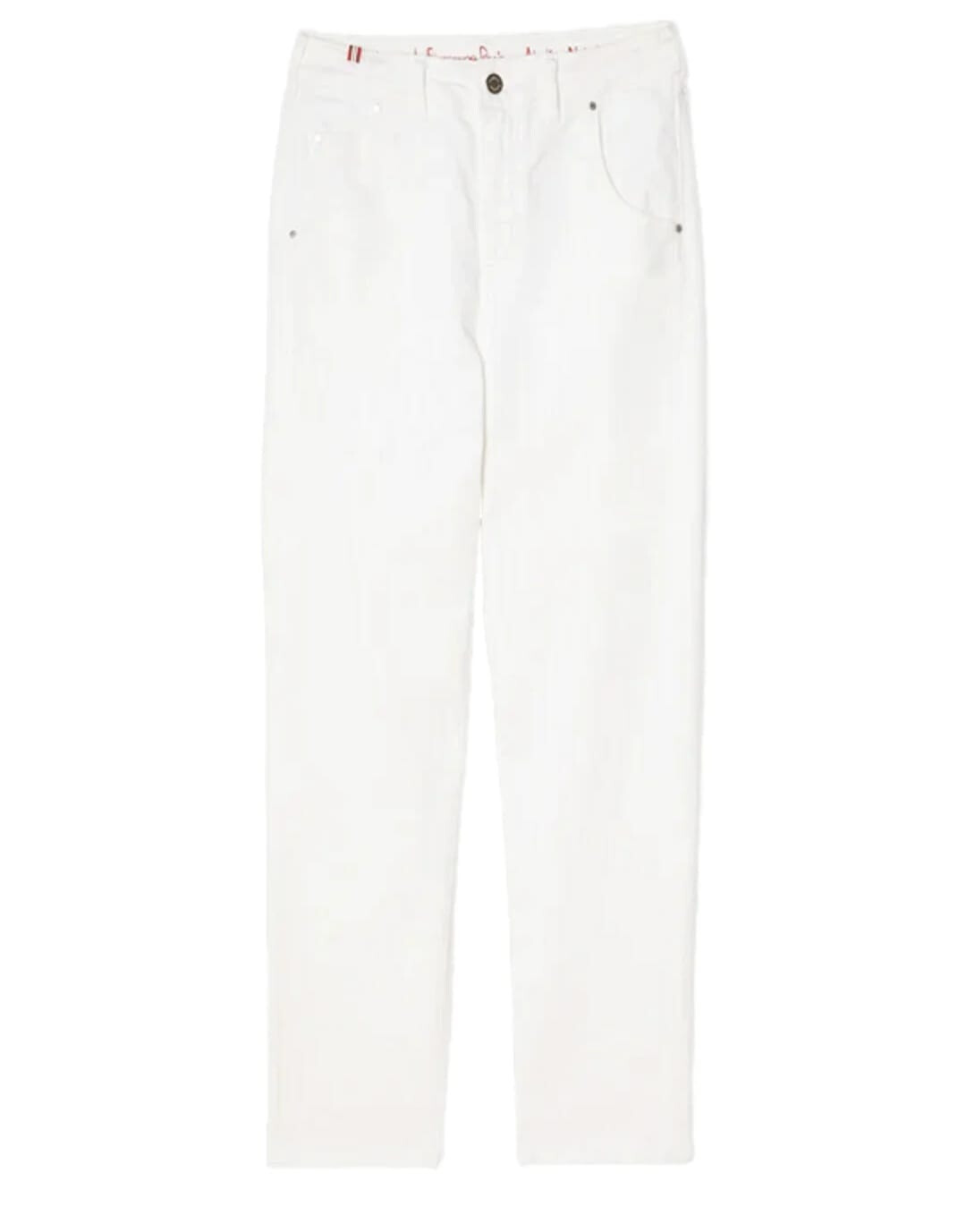 Jeans 5 tasche bianco