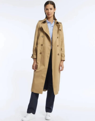 Trench in chinos