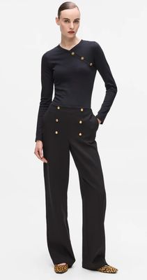 Pantaloni sartoriali vita alta