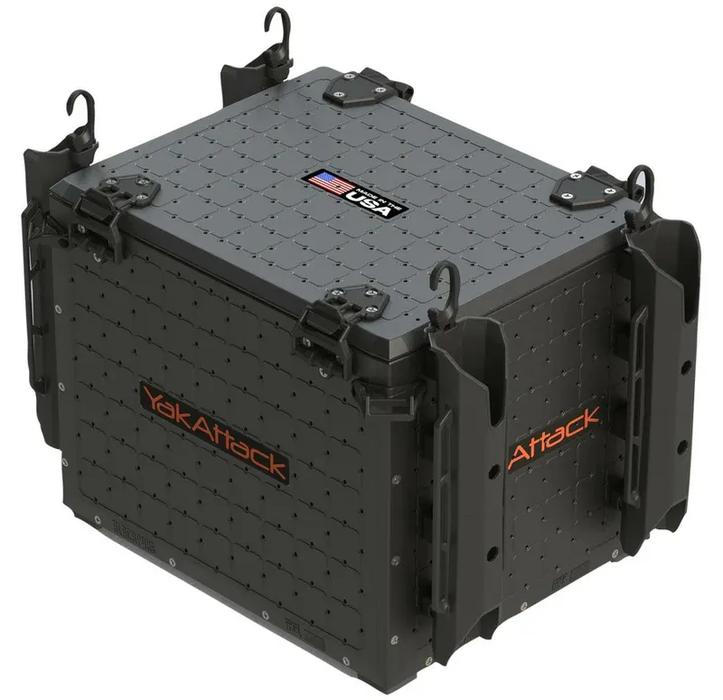 YAKATTACK BLACKPAK PRO KAYAK FISHING CRATE 13X13 BLACK YAKATTACK BLACKPAK PRO KAYAK FISHING CRATE 13X13 BLACK