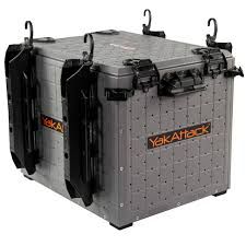 YAKATTACK BLACKPAK PRO KAYAK FISHING CRATE 13X16 BATTLESHIP GREY
