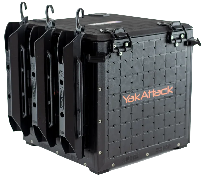YAKATTACK BLACKPAK PRO KAYAK FISHING CRATE 13X13 BLACK YAKATTACK BLACKPAK PRO KAYAK FISHING CRATE 13X13 BLACK
