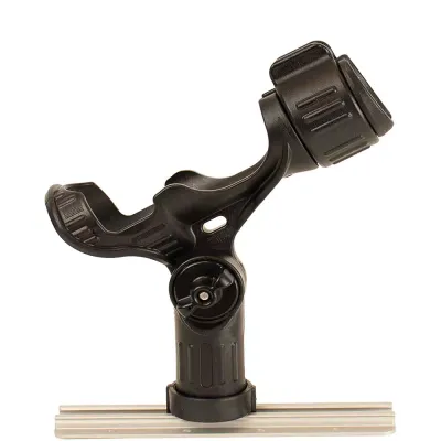 YAKATTACK OMEGA ROD HOLDER W/TRACK MOUNTING BASE