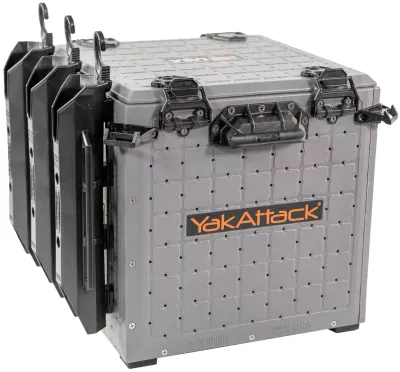 YAKATTACK BLACKPAK PRO KAYAK FISHING CRATE 13X13 BATTLESHIP GREY YAKATTACK BLACKPAK PRO KAYAK FISHING CRATE 13X13 BATTLESHIP GREY
