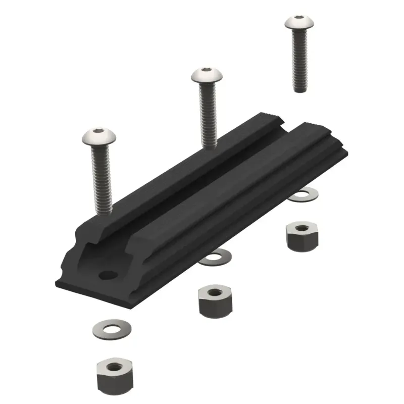 YAKATTACK GEARTRAC 4"BLK, GRIDLOC COMPATIBLE