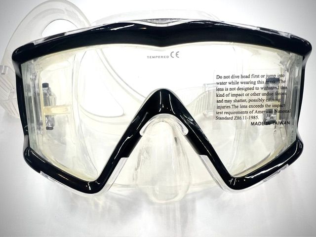 LEGACY - BLK/CLR TRIVIEW SINGLE LENS MASK