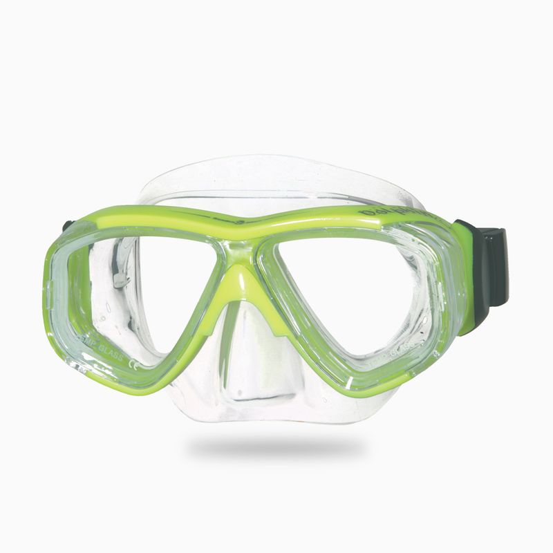 SCUBAMAX 4 LENS - DOLPHIN KID'S MASK - YELLOW