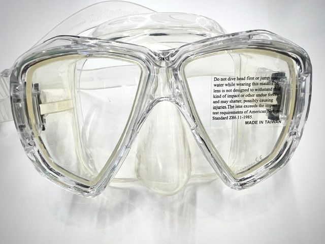 SPIDER EYE - CLEAR DOUBLE LENS MASK