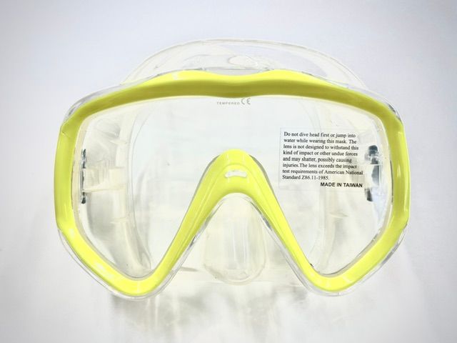 ABACO - YELLOW OVERSIZE SINGLE LENS MASK