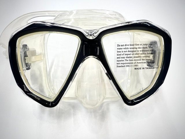 SPIDER EYE - BLK/CLR DOUBLE LENS MASK
