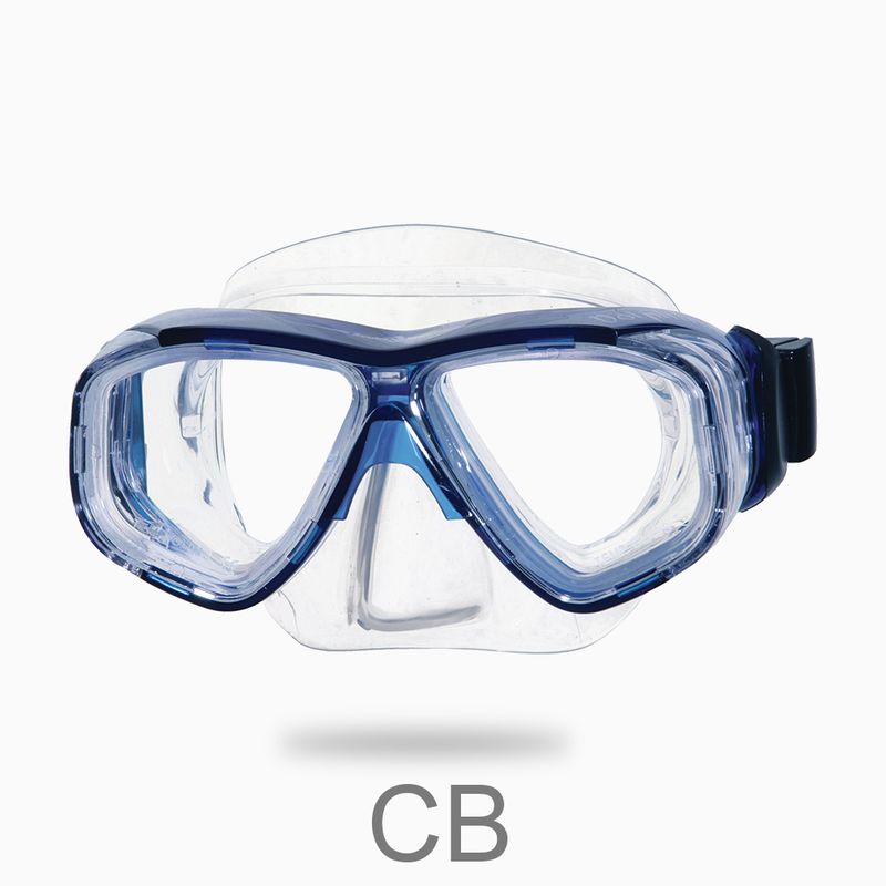 SCUBA MAX 4 LENS - DOLPHIN KID'S MASK - BLUE