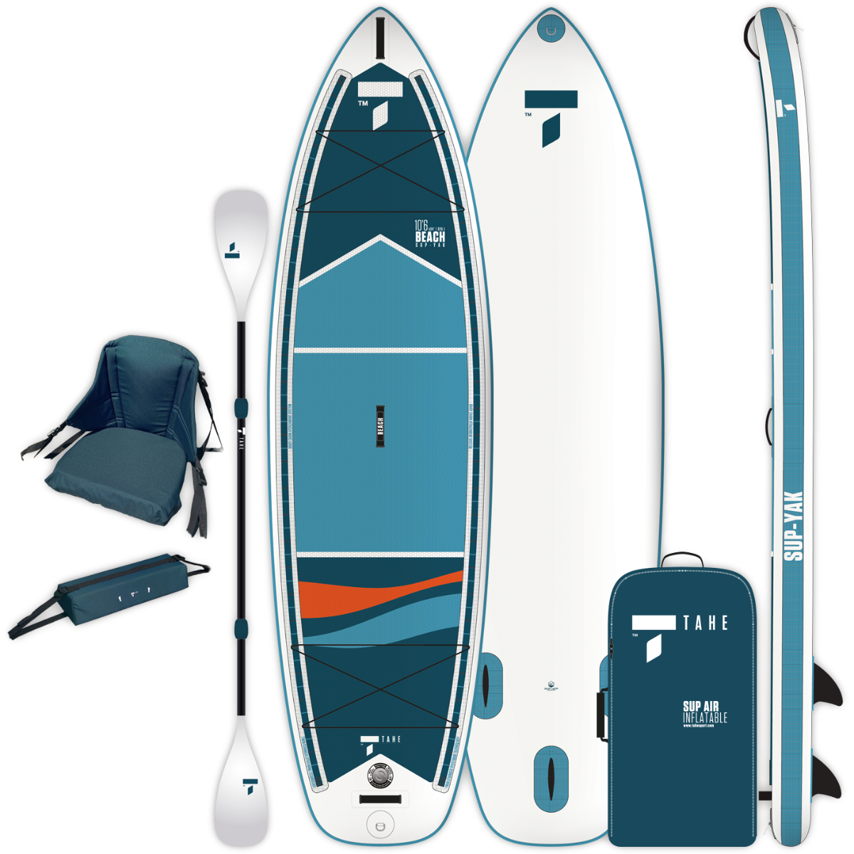 TAHE SUP-YAK AIR 10'6 KAYAK PACK TAHE SUP-YAK AIR 10'6 KAYAK PACK