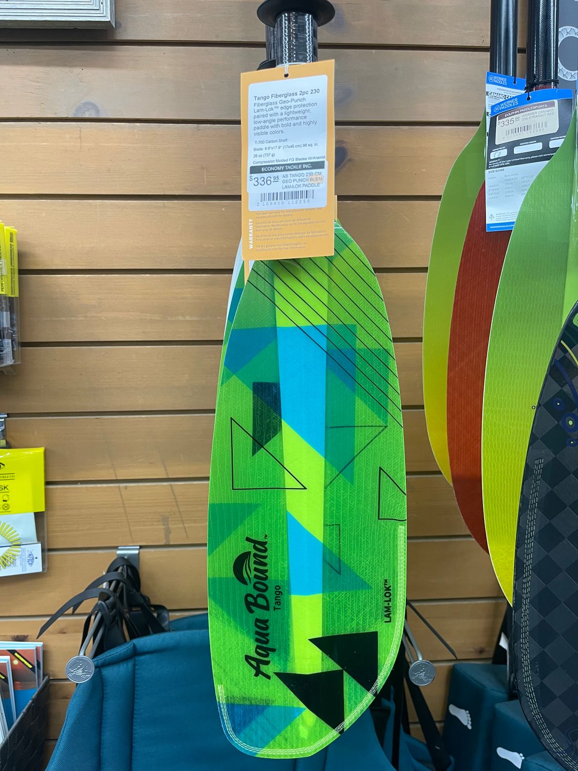 AB TANGO 230 CM GEO PUNCH BLEM LAM-LOK PADDLE