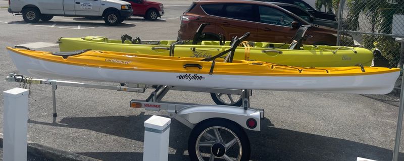 EDDYLINE CARRIBEAN 14 FS YELLOW USED ONCE SOLD AS IS