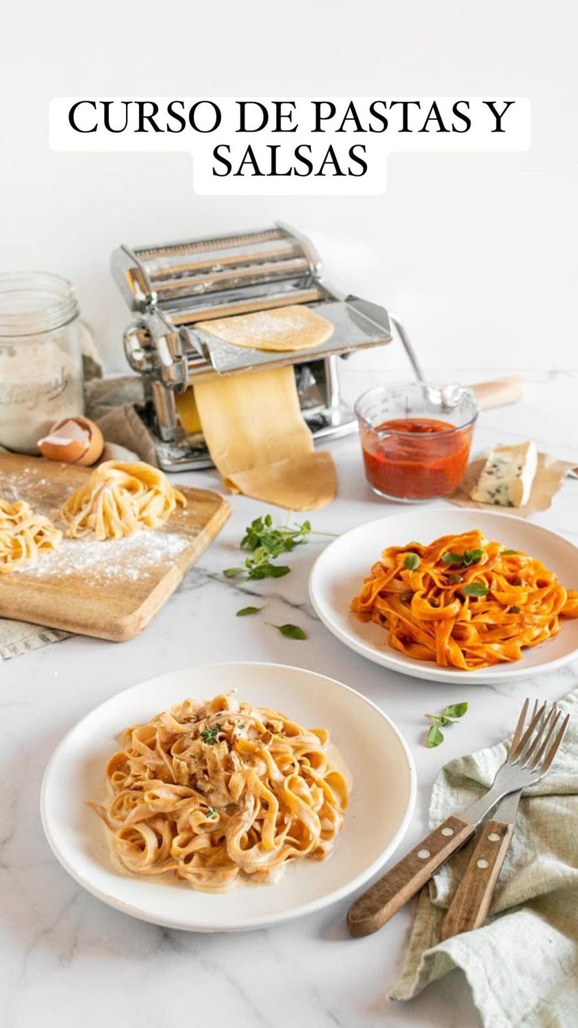 CURSO DE PASTAS Y SALSAS