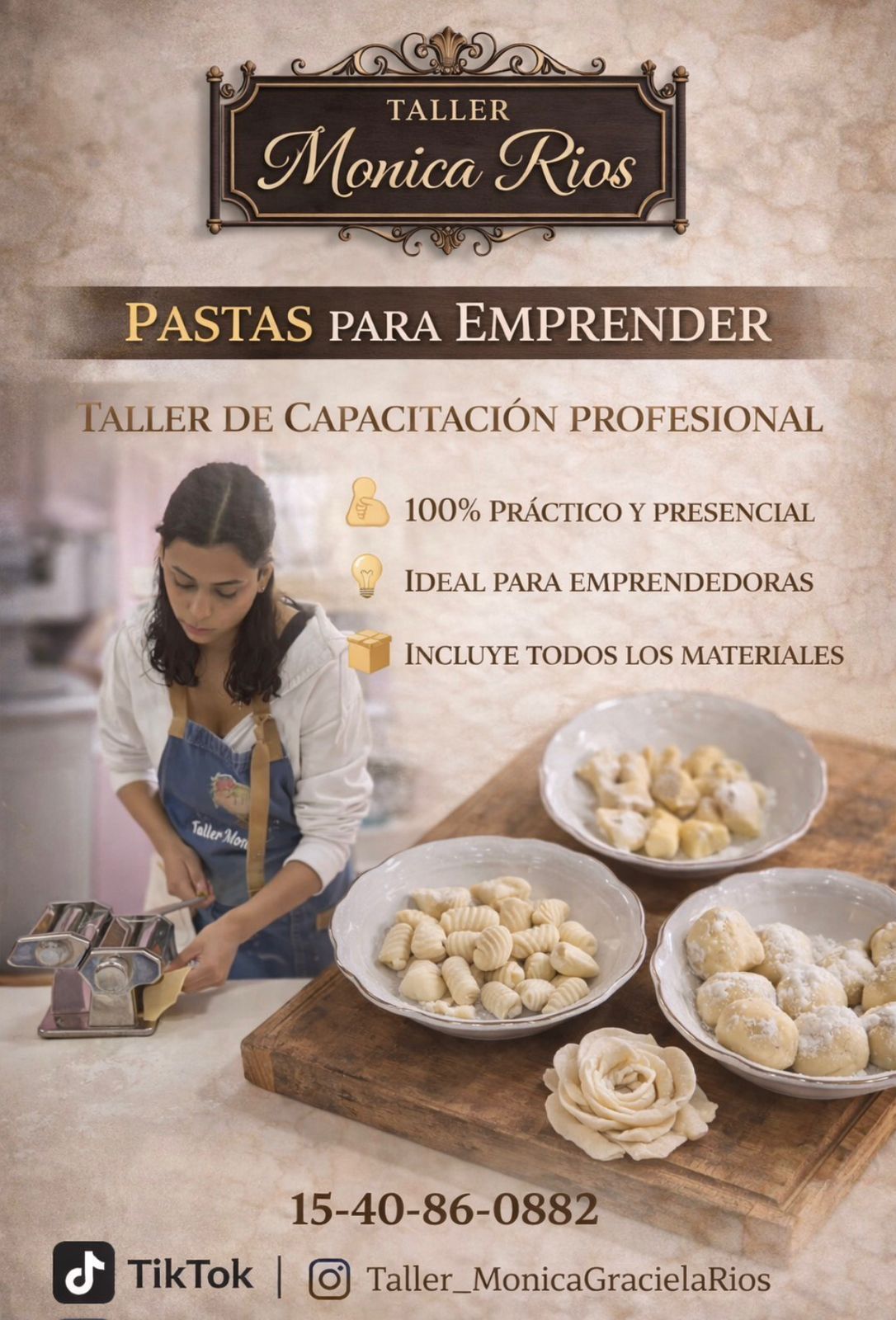 TALLER DE PASTAS Y SALSAS