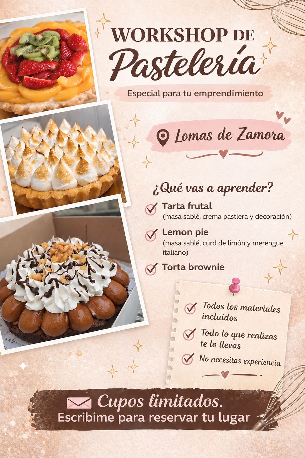 Workshop Pastelería