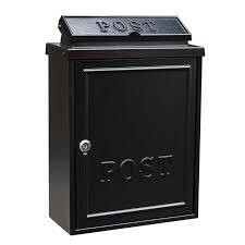 Gardag Gallery Mail Box Plain Black