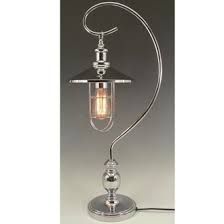 Edison Bulb Desk Lamp Silver