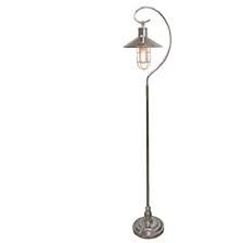 Edison Bulb Hook Lamp Silver