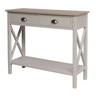 Linen Console Table