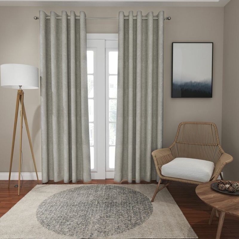 Silhouette Silver  Curtains