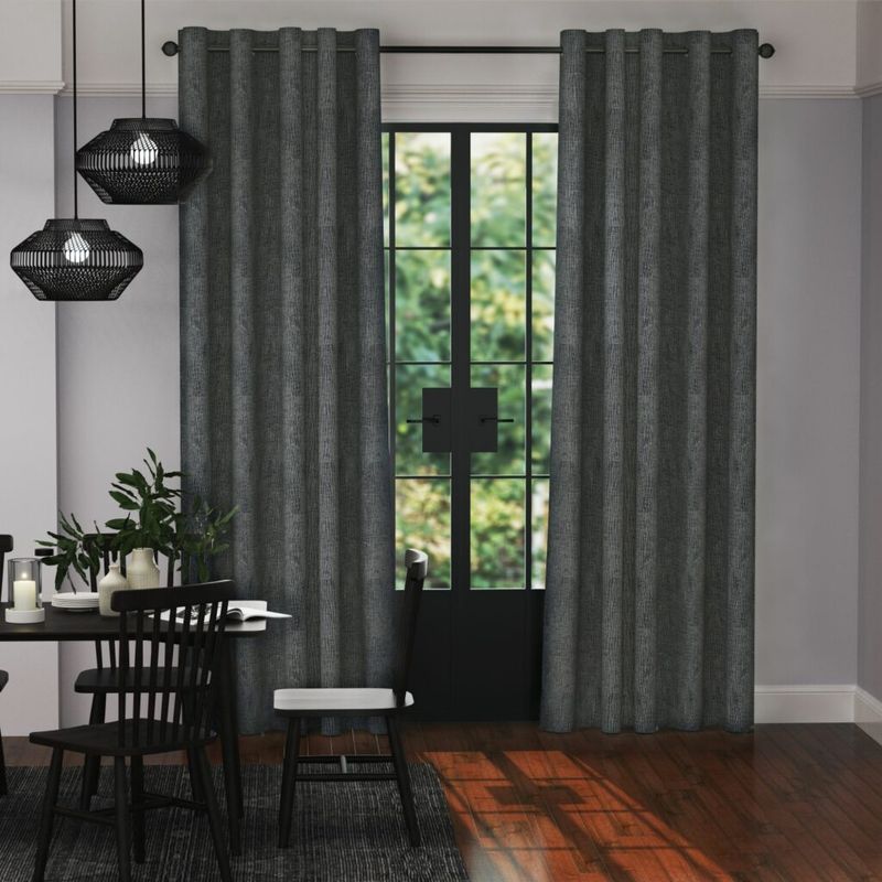 silhouette ‘onyx’ curtains 66&quot; x 72&quot;