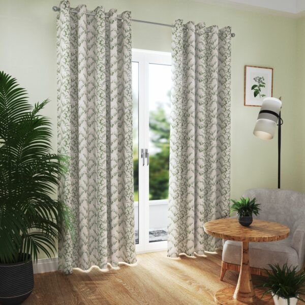 Victoria ‘Eucalyptus’ curtains 66&quot; x 72&quot;