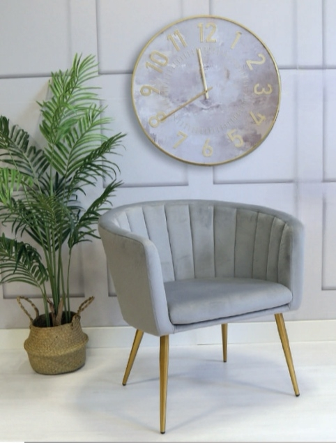 Grey Cocktail Chair