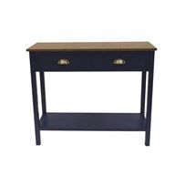 Navy 2 Draw Console Table