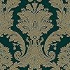 Amara Damask Green/Gold