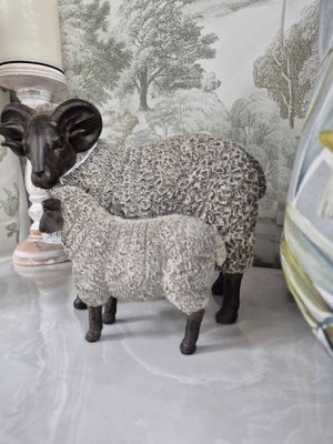 Sheep Family Figurine 24cm