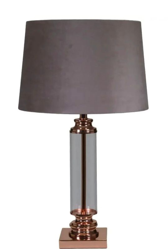 Copper &amp; Table Lamp