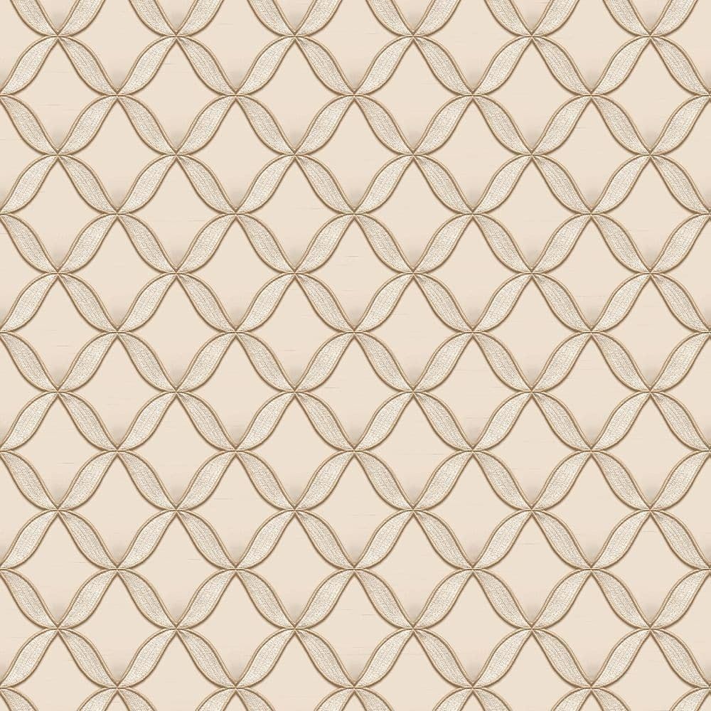 Fabric Touch Geo Trellis Cream