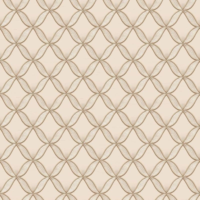 Fabric Touch Geo Trellis Cream